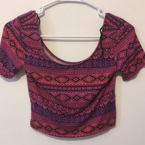 Stretchy crop top
